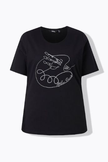 Moda za polnejše Majica kratkih rukava okruglog izreza plus velikost, xxl, Ulla Popken in Johann Popken (JP1880)