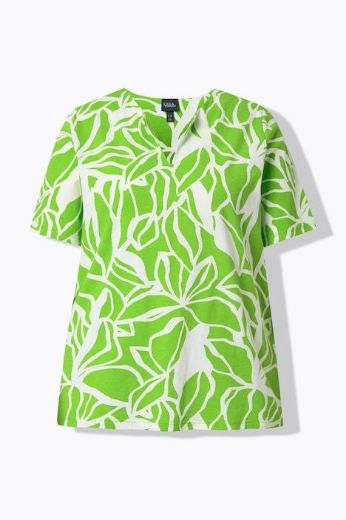 Moda za polnejše Majica kratkih rukava V izreza plus velikost, xxl, Ulla Popken in Johann Popken (JP1880)