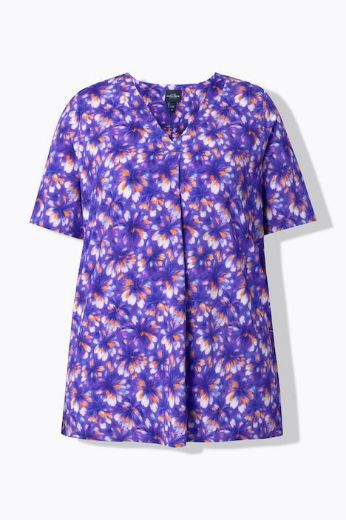 Moda za polnejše Majica kratkih rukava A kroja plus velikost, xxl, Ulla Popken in Johann Popken (JP1880)