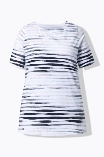 Moda za polnejše Majica kratkih rukava pamučna plus velikost, xxl, Ulla Popken in Johann Popken (JP1880)