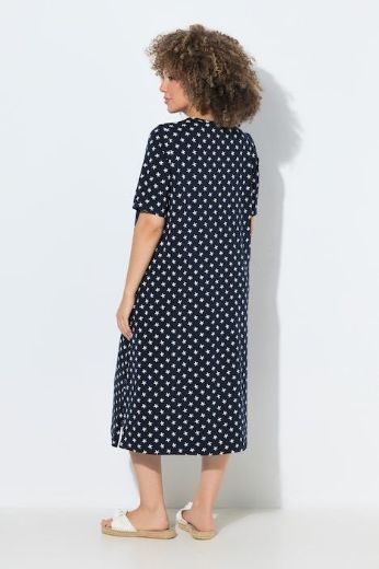Moda za polnejše Haljina midi kratkih rukava plus velikost, xxl, Ulla Popken in Johann Popken (JP1880)