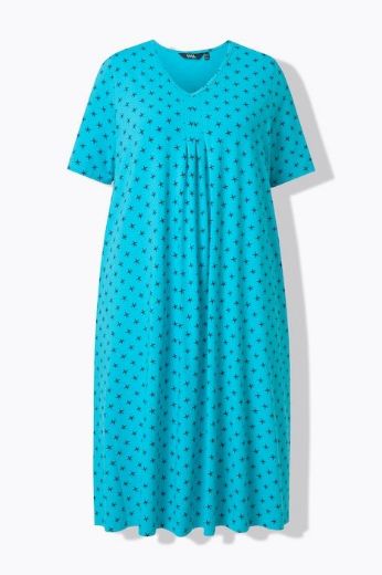 Moda za polnejše Haljina midi kratkih rukava plus velikost, xxl, Ulla Popken in Johann Popken (JP1880)