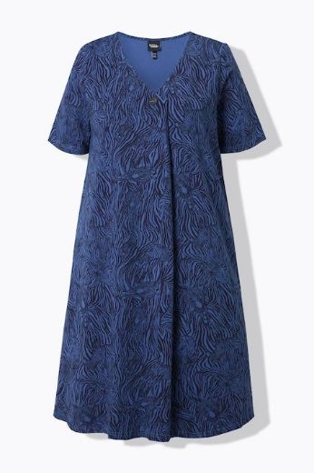 Moda za polnejše Haljina kratkih rukava A kroja plus velikost, xxl, Ulla Popken in Johann Popken (JP1880)