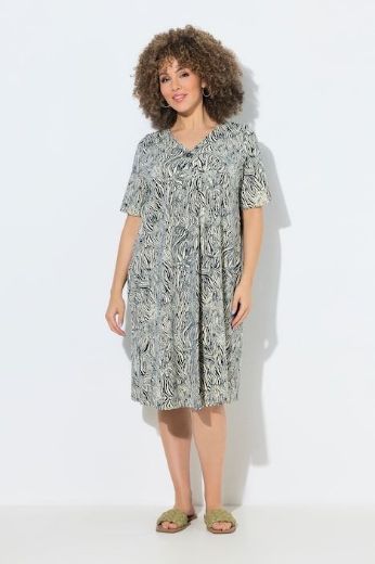 Moda za polnejše Haljina kratkih rukava A kroja plus velikost, xxl, Ulla Popken in Johann Popken (JP1880)