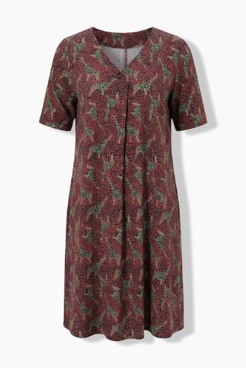 Moda za polnejše Haljina kratkih rukava A kroja plus velikost, xxl, Ulla Popken in Johann Popken (JP1880)