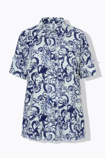 Moda za polnejše Bluza kratkih rukava šireg kroja plus velikost, xxl, Ulla Popken in Johann Popken (JP1880)