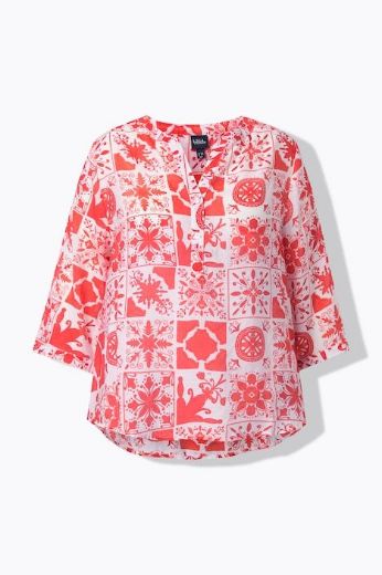 Moda za polnejše Tunika 3/4 rukava plus velikost, xxl, Ulla Popken in Johann Popken (JP1880)