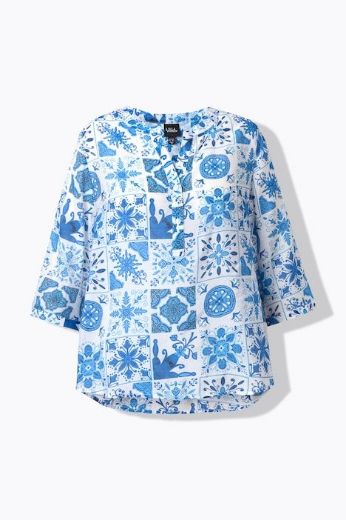 Moda za polnejše Tunika 3/4 rukava plus velikost, xxl, Ulla Popken in Johann Popken (JP1880)