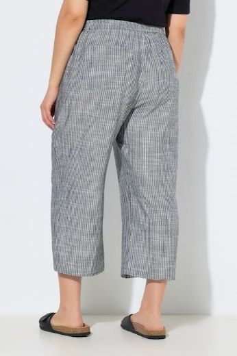 Moda za polnejše Hlače širokih nogavica lanene plus velikost, xxl, Ulla Popken in Johann Popken (JP1880)