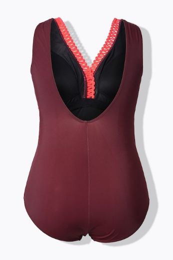 Moda za polnejše Kupaći kostim jednodijelni plus velikost, xxl, Ulla Popken in Johann Popken (JP1880)