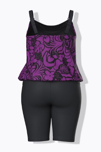 Moda za polnejše Kupaći kostim tankini mekanih košarica sa podesivim naramenicama plus velikost, xxl, Ulla Popken in Johann Popken (JP1880)