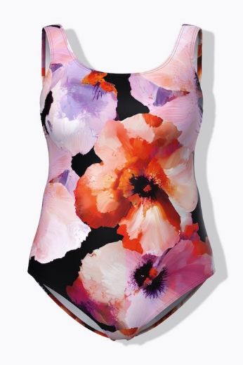 Moda za polnejše Kupaći kostim jednodijelni mekanih košarica plus velikost, xxl, Ulla Popken in Johann Popken (JP1880)