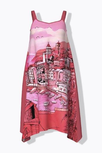 Moda za polnejše Haljina A kroja bez rukava plus velikost, xxl, Ulla Popken in Johann Popken (JP1880)