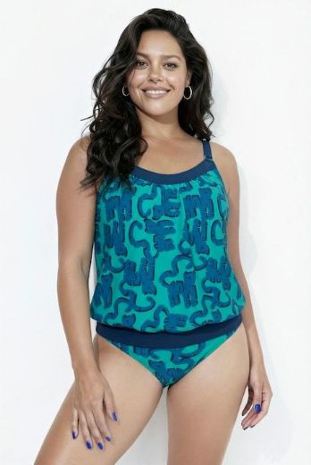 Moda za polnejše Kupaći kostim tankini mekanih košarica sa podesivim naramenicama plus velikost, xxl, Ulla Popken in Johann Popken (JP1880)