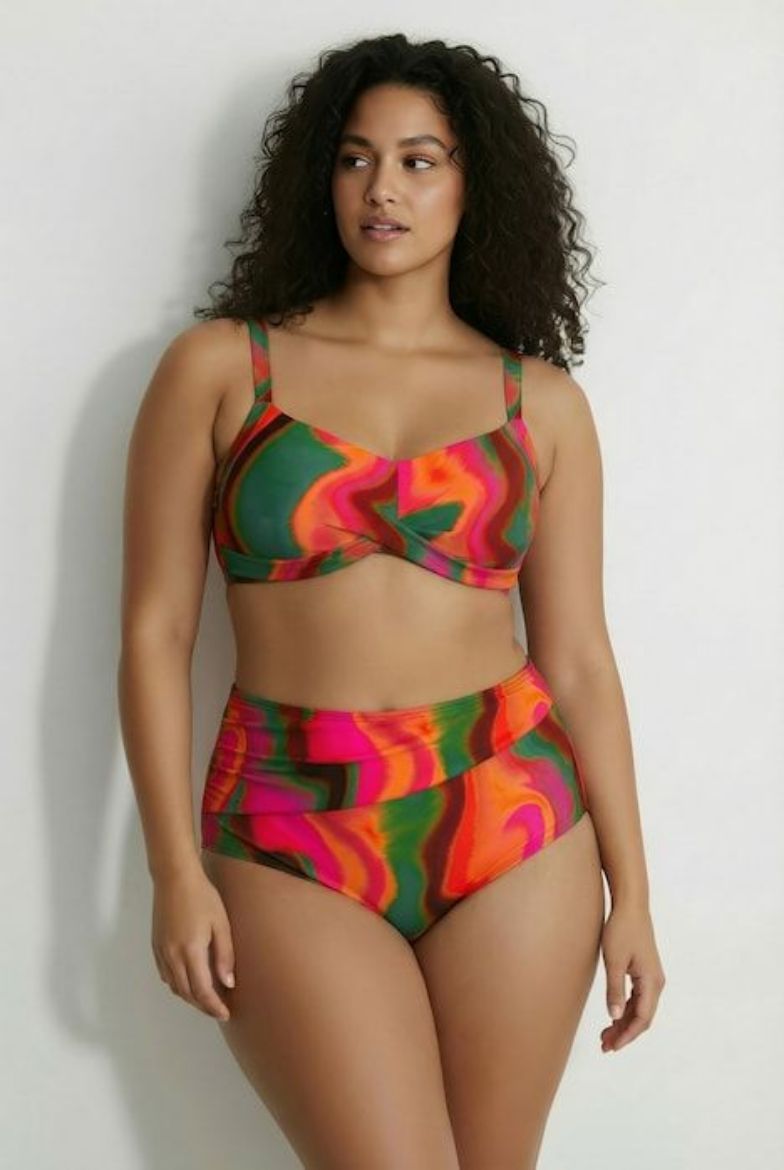Moda za polnejše Kupaći kostim bikini mekanih košarica plus velikost, xxl, Ulla Popken in Johann Popken (JP1880)