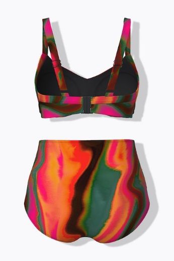 Moda za polnejše Kupaći kostim bikini mekanih košarica plus velikost, xxl, Ulla Popken in Johann Popken (JP1880)