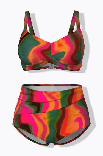 Moda za polnejše Kupaći kostim bikini mekanih košarica plus velikost, xxl, Ulla Popken in Johann Popken (JP1880)