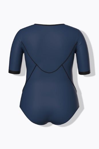 Moda za polnejše Kupaći kostim kratkih rukava mekanih košarica plus velikost, xxl, Ulla Popken in Johann Popken (JP1880)