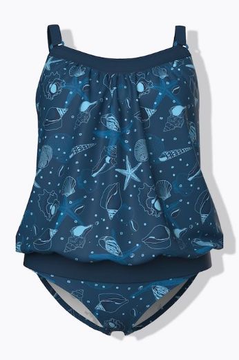 Moda za polnejše Kupaći kostim tankini mekanih košarica s podesivih naramenica plus velikost, xxl, Ulla Popken in Johann Popken (JP1880)