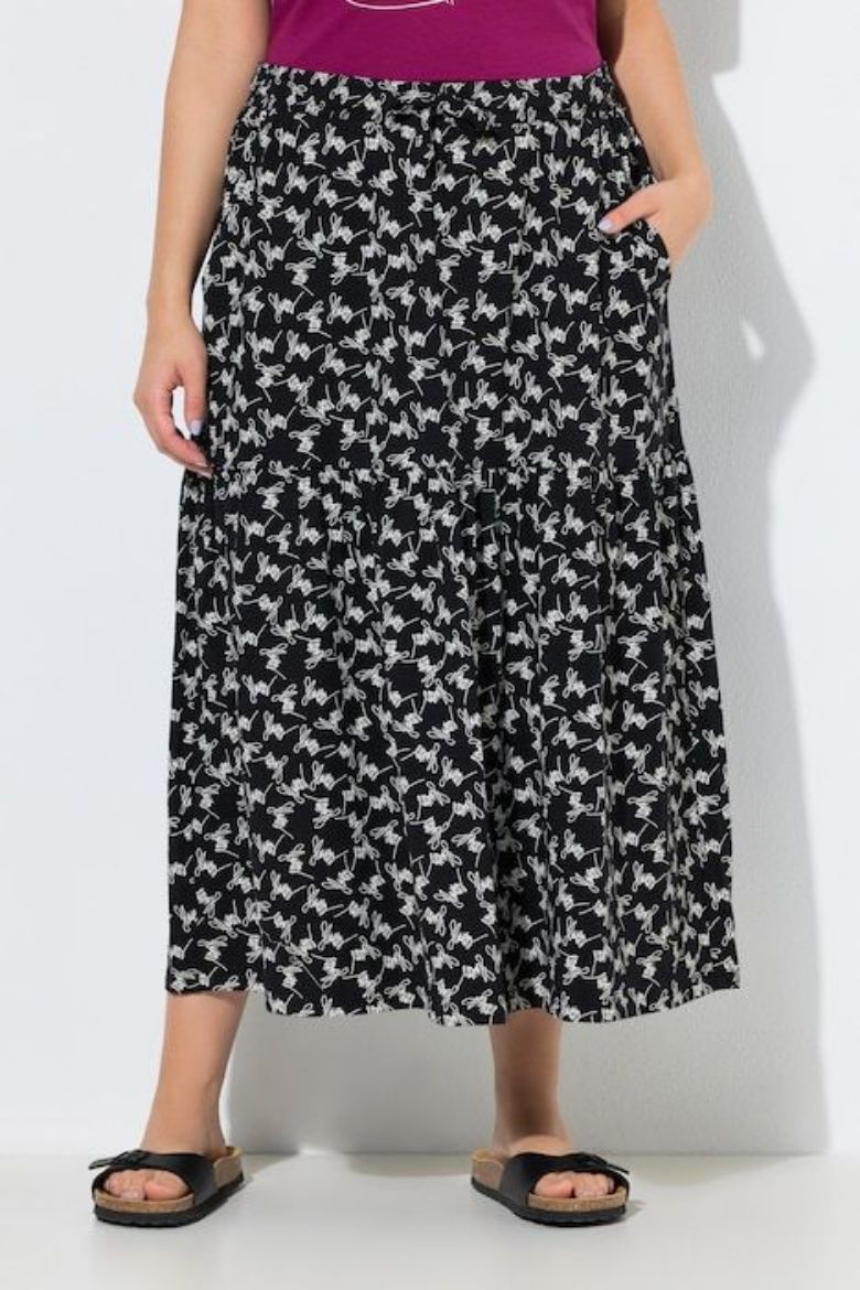 Moda za polnejše Suknja maxi elastičnog struka plus velikost, xxl, Ulla Popken in Johann Popken (JP1880)