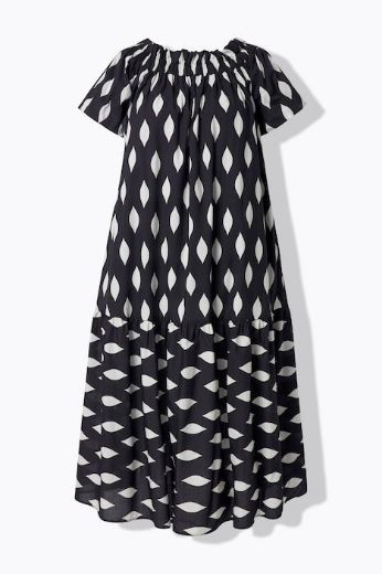 Moda za polnejše Haljina maxi kratkih rukava otkrivenih ramena plus velikost, xxl, Ulla Popken in Johann Popken (JP1880)