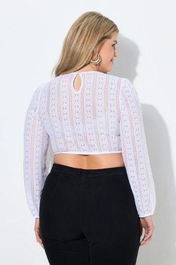 Moda za polnejše Bluza 3/4 rukava elastičnog ruba plus velikost, xxl, Ulla Popken in Johann Popken (JP1880)