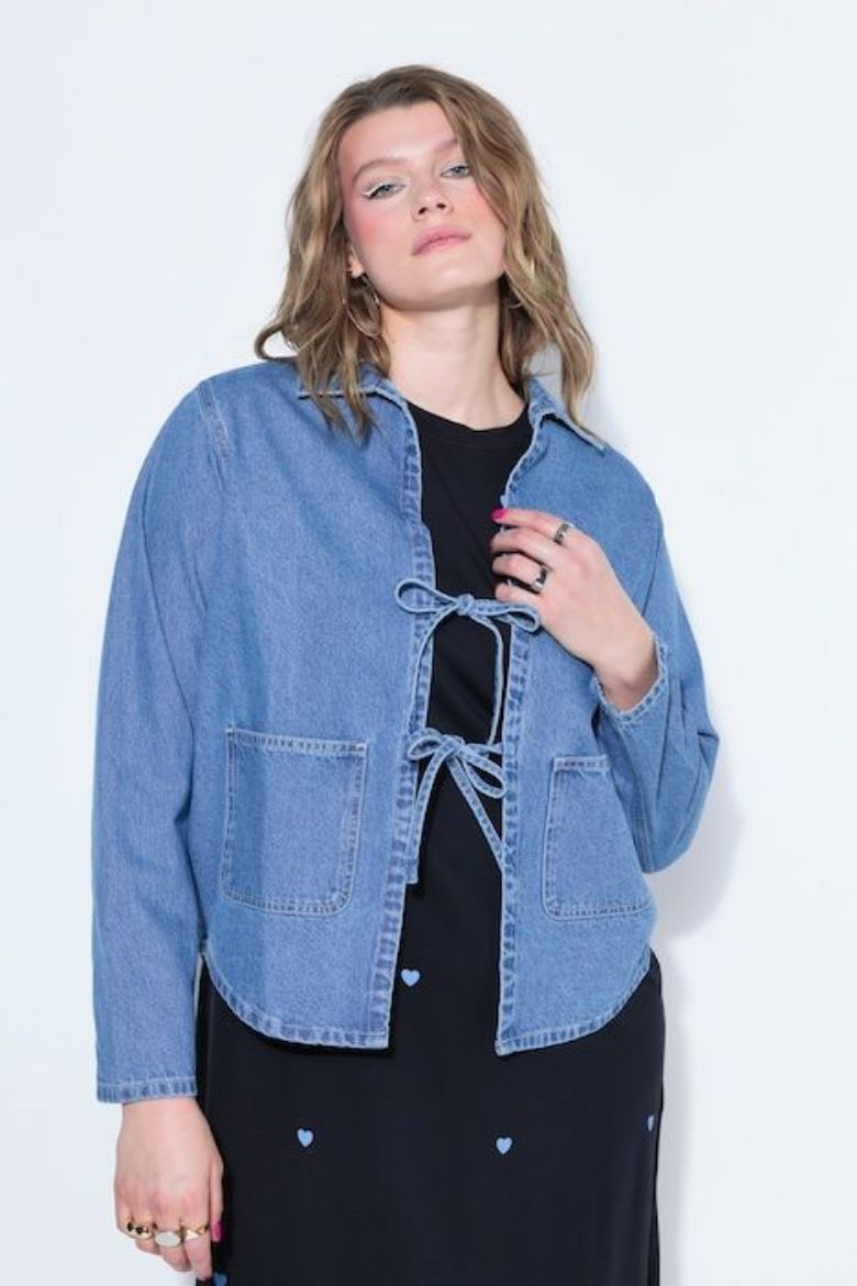 Moda za polnejše Jakna lagana traper  šireg kroja plus velikost, xxl, Ulla Popken in Johann Popken (JP1880)