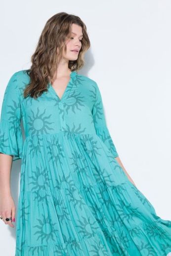 Moda za polnejše Haljina midi A kroja plus velikost, xxl, Ulla Popken in Johann Popken (JP1880)