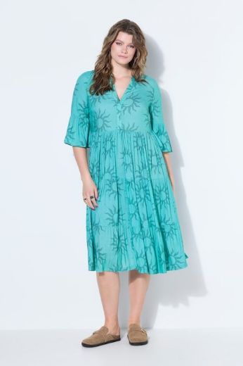 Moda za polnejše Haljina midi A kroja plus velikost, xxl, Ulla Popken in Johann Popken (JP1880)