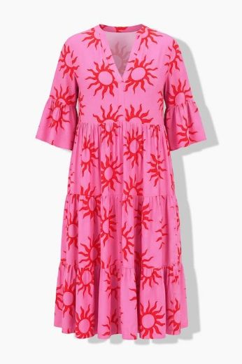 Moda za polnejše Haljina midi A kroja plus velikost, xxl, Ulla Popken in Johann Popken (JP1880)