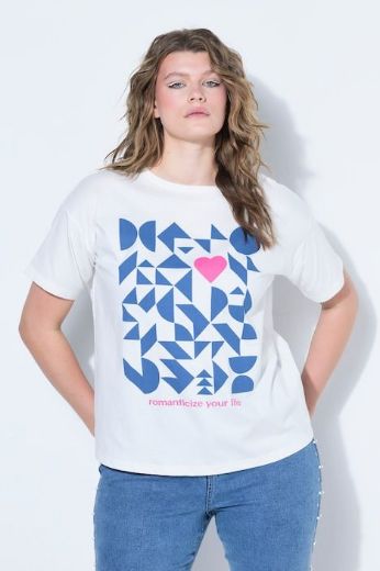Moda za polnejše Majica kratkih rukava šireg kroja plus velikost, xxl, Ulla Popken in Johann Popken (JP1880)