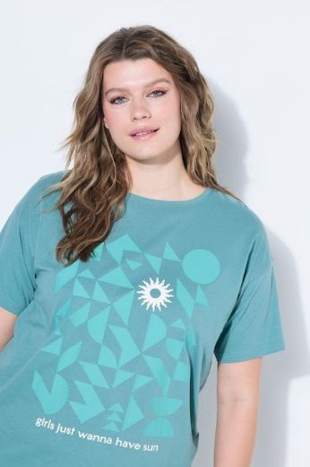 Moda za polnejše Majica kratkih rukava šireg kroja plus velikost, xxl, Ulla Popken in Johann Popken (JP1880)