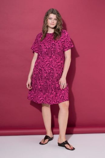 Moda za polnejše Haljina kratkih rukava A kroja plus velikost, xxl, Ulla Popken in Johann Popken (JP1880)