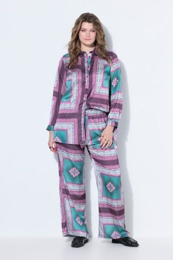 Moda za polnejše Hlače širokih nogavica elastičnog struka plus velikost, xxl, Ulla Popken in Johann Popken (JP1880)