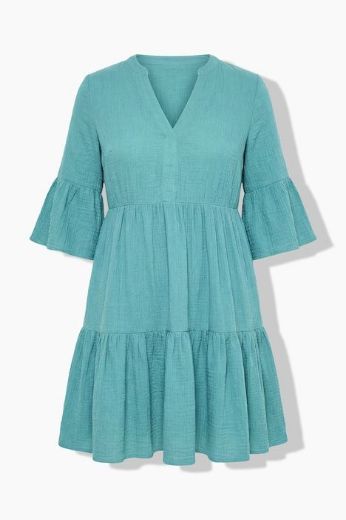 Moda za polnejše Haljina kratkih rukava A kroja plus velikost, xxl, Ulla Popken in Johann Popken (JP1880)