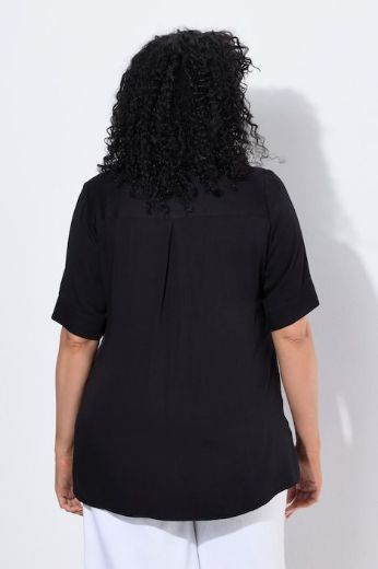 Moda za polnejše Bluza kratkih rukava s okruglim izrezom plus velikost, xxl, Ulla Popken in Johann Popken (JP1880)