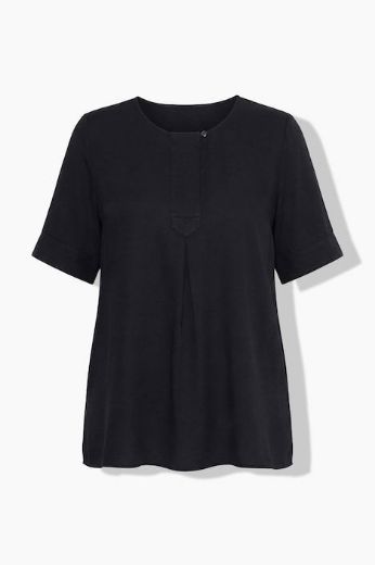 Moda za polnejše Bluza kratkih rukava s okruglim izrezom plus velikost, xxl, Ulla Popken in Johann Popken (JP1880)