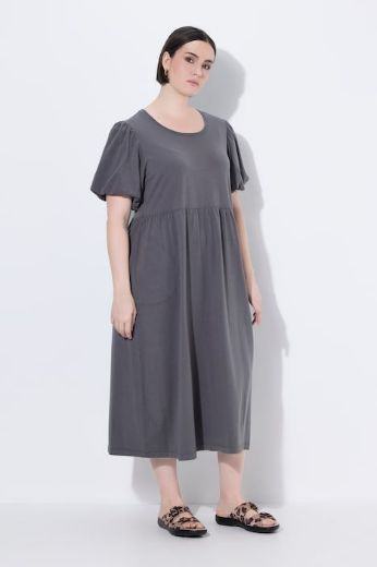 Moda za polnejše Haljina maxi kratkih rukava plus velikost, xxl, Ulla Popken in Johann Popken (JP1880)