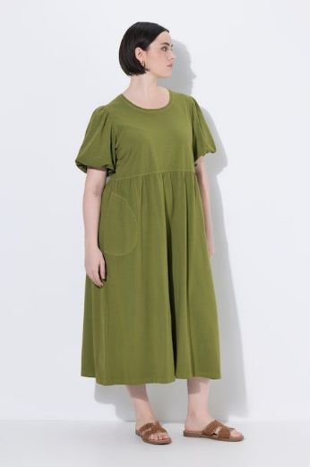 Moda za polnejše Haljina maxi kratkih rukava plus velikost, xxl, Ulla Popken in Johann Popken (JP1880)