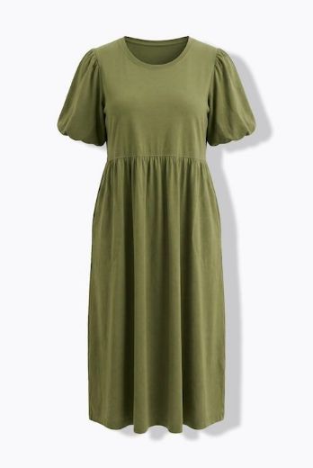 Moda za polnejše Haljina maxi kratkih rukava plus velikost, xxl, Ulla Popken in Johann Popken (JP1880)