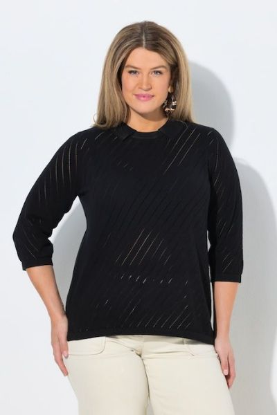Slika Pulover 3/4 rukava s polo kragnom