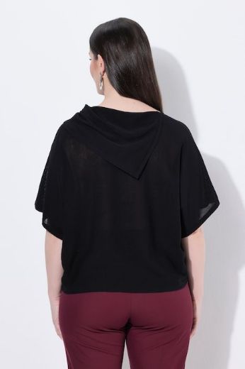 Moda za polnejše Pulover polu rukava plus velikost, xxl, Ulla Popken in Johann Popken (JP1880)