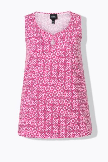 Moda za polnejše Majica bez rukava A kroja plus velikost, xxl, Ulla Popken in Johann Popken (JP1880)