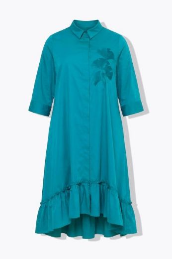 Moda za polnejše Haljina maxi 3/4 rukava plus velikost, xxl, Ulla Popken in Johann Popken (JP1880)