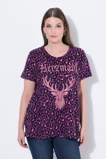 Moda za polnejše Majica kratkih rukava plus velikost, xxl, Ulla Popken in Johann Popken (JP1880)