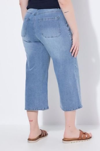 Moda za polnejše Traperice skraćenih nogavica plus velikost, xxl, Ulla Popken in Johann Popken (JP1880)