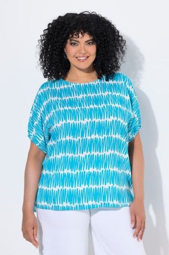 Moda za polnejše Bluza kratkih rukava plus velikost, xxl, Ulla Popken in Johann Popken (JP1880)