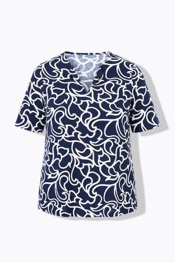 Moda za polnejše Majica kratkih rukava A kroja plus velikost, xxl, Ulla Popken in Johann Popken (JP1880)