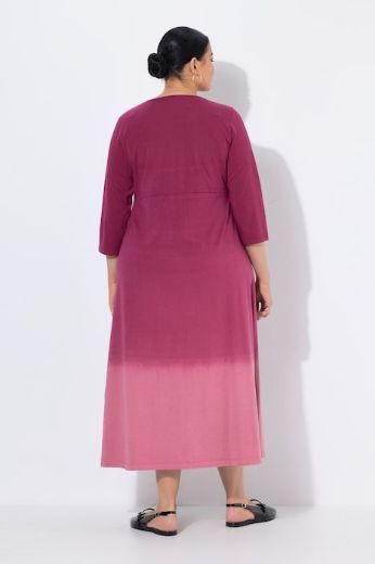 Moda za polnejše Haljina maxi 3/4 rukava plus velikost, xxl, Ulla Popken in Johann Popken (JP1880)
