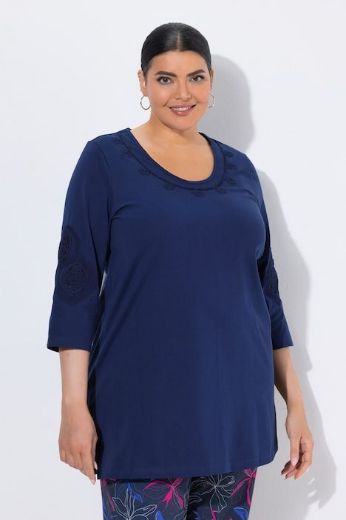 Moda za polnejše Majica 3/4 rukava plus velikost, xxl, Ulla Popken in Johann Popken (JP1880)